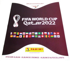 2 – 2022 Fifa World Cup Qatar Sticker Panini Softcover Albums w/10 Sticker Sheet