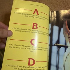 The ABC of Duran Duran Packed with Facts and Pictures 1984 Vintage Very Good