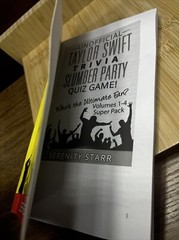 Unofficial Taylor Swift Trivia Slumber Party Quiz Game Super Pack – Starr