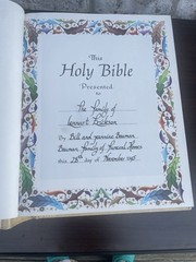 Holy Bible King James Red Letter Edition Illustrated Very Large Weighs 5lbs8oz