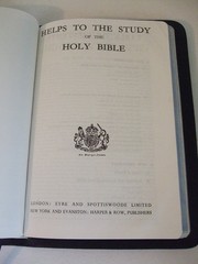 Black Morocco Leather Bible KJV published Eyre & Spottiswoode/Harper late 1950s?