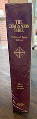 THE COMPANION BIBLE KJV Enlarged Type Edition Kregel Hardcover Bullinger NEW