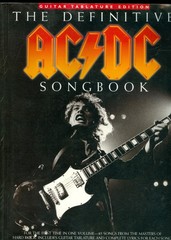 AC/DC The Definitive Guitar Tablature Edition sheet music songbook 800 pages