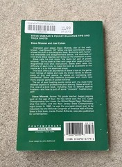 Steve Mizerak, Pocket Billiards – Tips, Trick Shots 1982 Illustrated 161 Pages