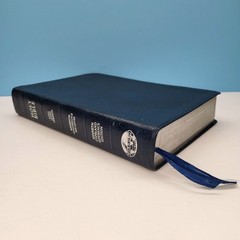 Kenneth Copeland Bible 1991 Genuine Leather Navy Blue Reference Concordance KJV