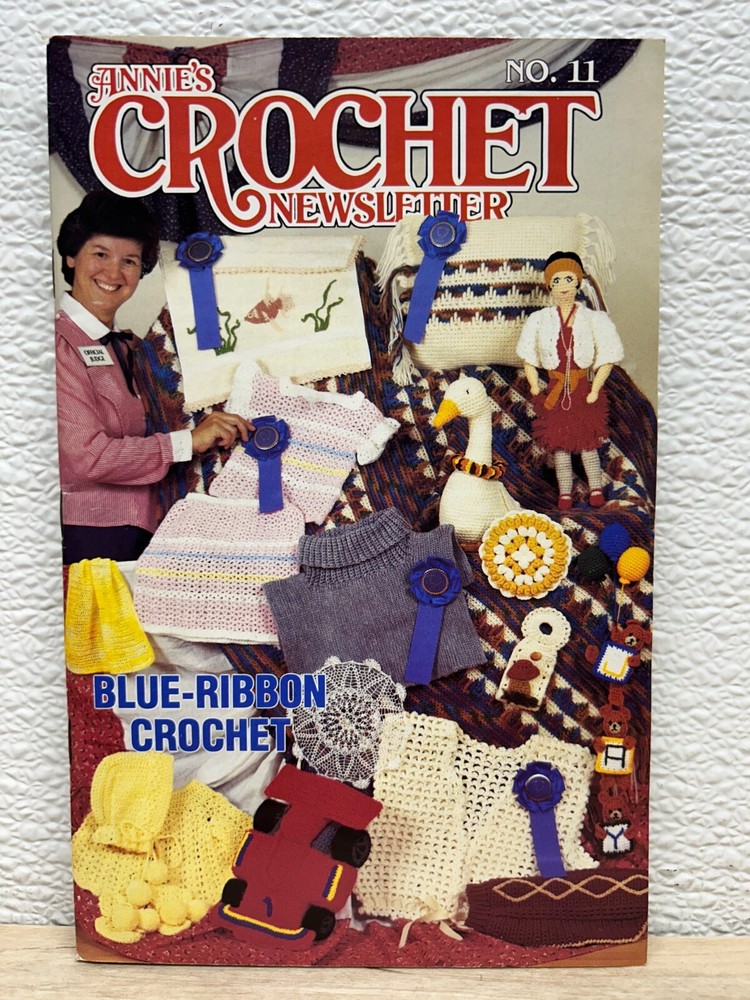 Vtg 1984 Annie’s Crochet Newsletter 14 Project Crafting Magazine # 11