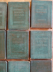 Antique Book Miniatures Little Leather Library Corporation, Set of 32 VG 1920’s