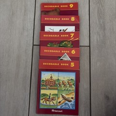 Harcourt Decodable Books Set 5 6 7 8 9 Early Reader Phonics Softcover Lot Learn
