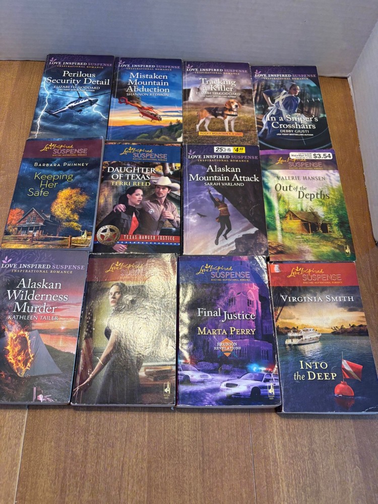 Love Inspired Suspense Lot of 12 Paperback (See Photos for Titles)