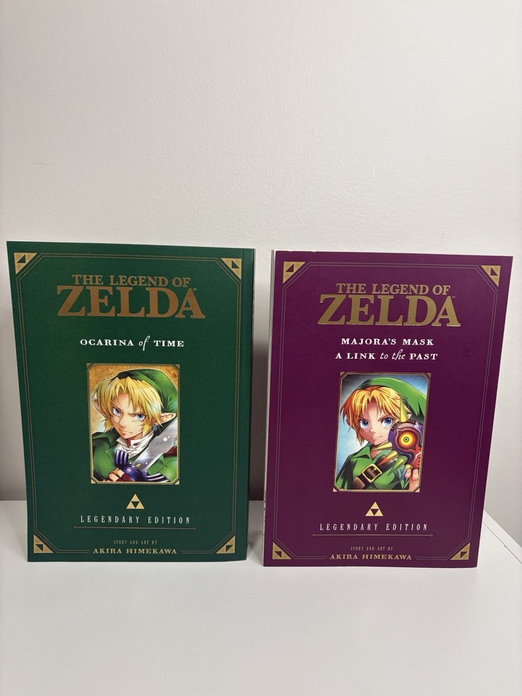 The Legend of Zelda: Majora’s Mask/ Ocarina of Time -Legendary Edition- Book Lot