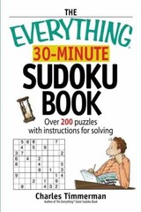 The Everything 30-Minute Sudoku – Paperback, by Timmerman Charles – Very Good o