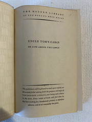 Uncle Tom’s Cabin-Harriet Beecher Stowe-1938 Modern Library Limited Editions 261