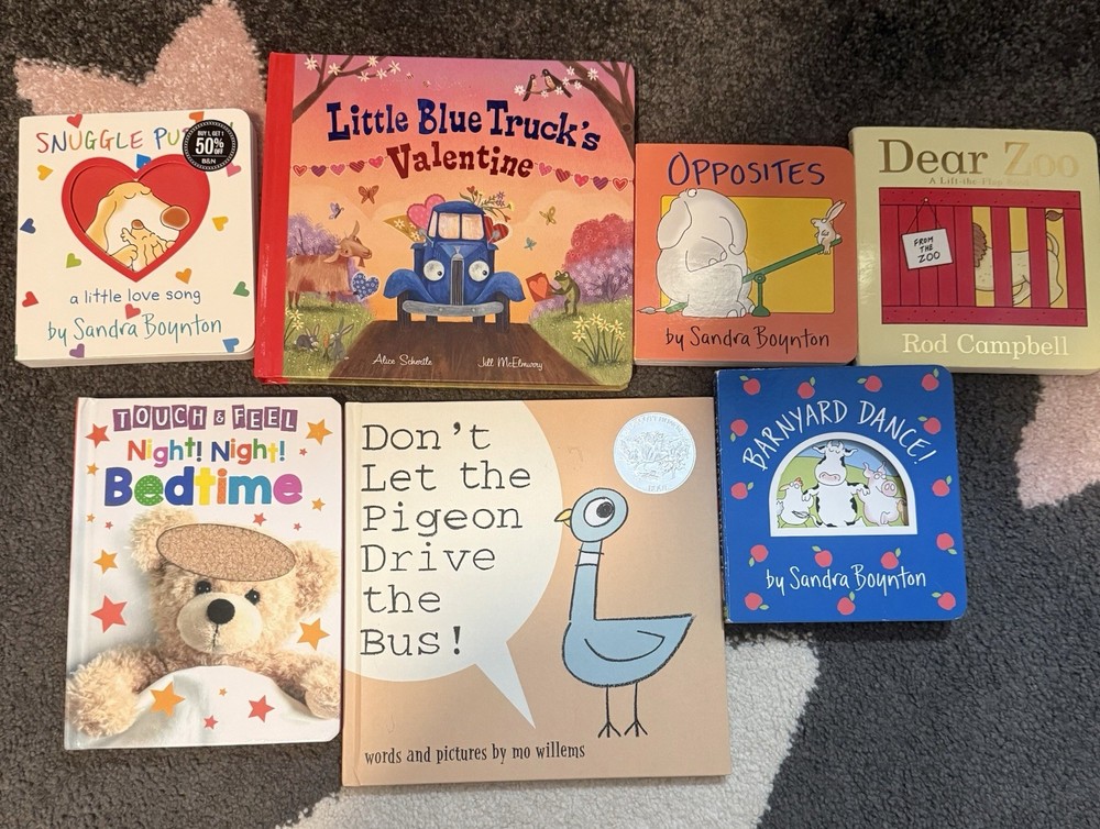 Toddler Board Book Bundle Lot Sandra Boynton Mo Willems Kids Books
