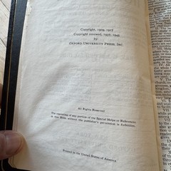 1945 Scofield Reference Bible, KJV Genuine Cowhide Leather, w/ Box Oxford 178x