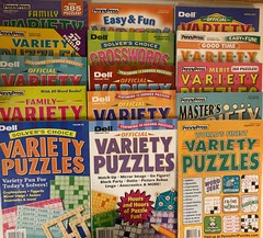 Lot of 40 New DELL Penny Press VARIETY Puzzle Books New UNSORTED NO Duplicates
