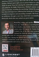Michael Franzese Cosa Nostra Hand Signed Mafia Democracy Book