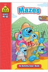 School Zone Mazes Workbook: 64 Pages, Pre- paperback, 9781589470538, School Zone