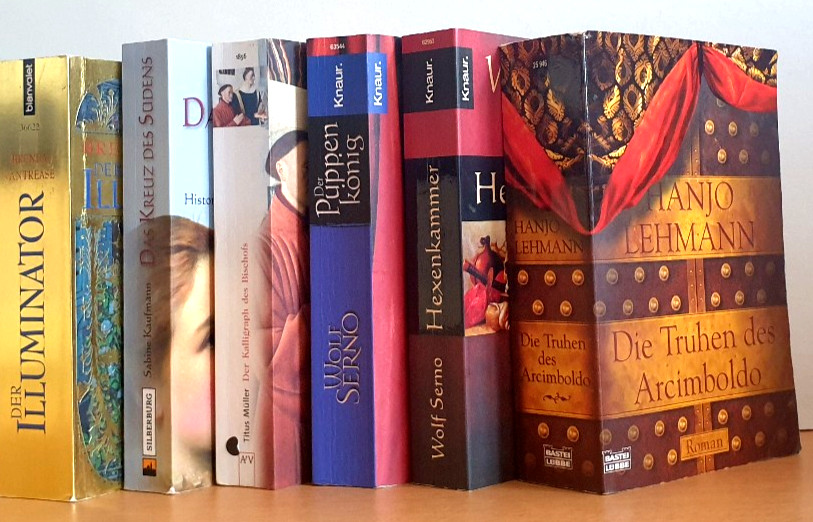 BUCHPAKET+6 BÜCHER+Historische Romane+HANJO LEHMANN+WOLF SERNO+TB+BUNDLE