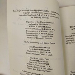 BAGMAN: THE SECRET LIFE OF COL. ALBERT V. CARONE By Eric Stacey Signed by Author