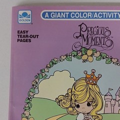 Golden Precious Moments Giant Coloring & Activity Book PB 1991 Ages 4-8