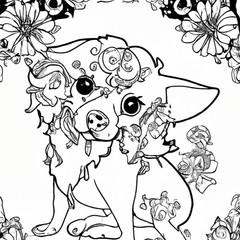 Chinese Crested The Coloring Book so Cute 100 pages Fun For all Ages No 4 of 20