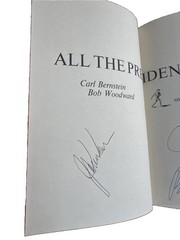 RARE All The President’s Men Signed By Bernstein, Woodward, and Dean
