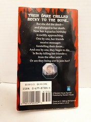 Zodiac Chillers Books 1-6 First Edition SOLD AS A SET