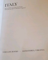 Italy (Library of Nations) By the editors of Time-Life Books,