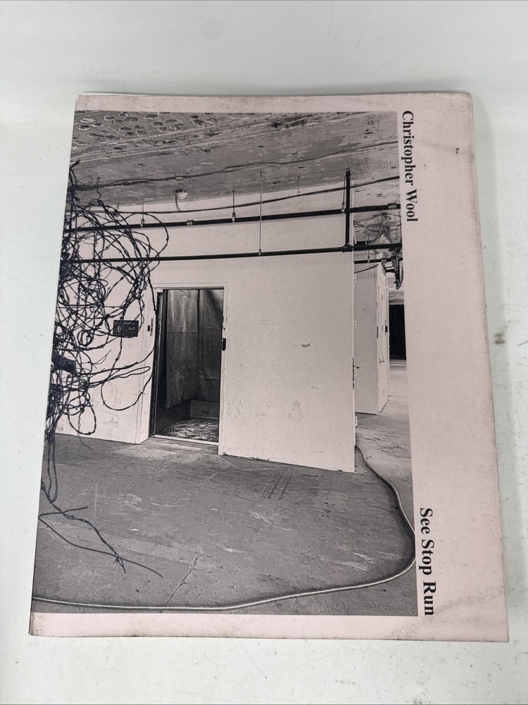 Christopher Wool – See Stop Run Paperback *Cover damage. Pages Like New