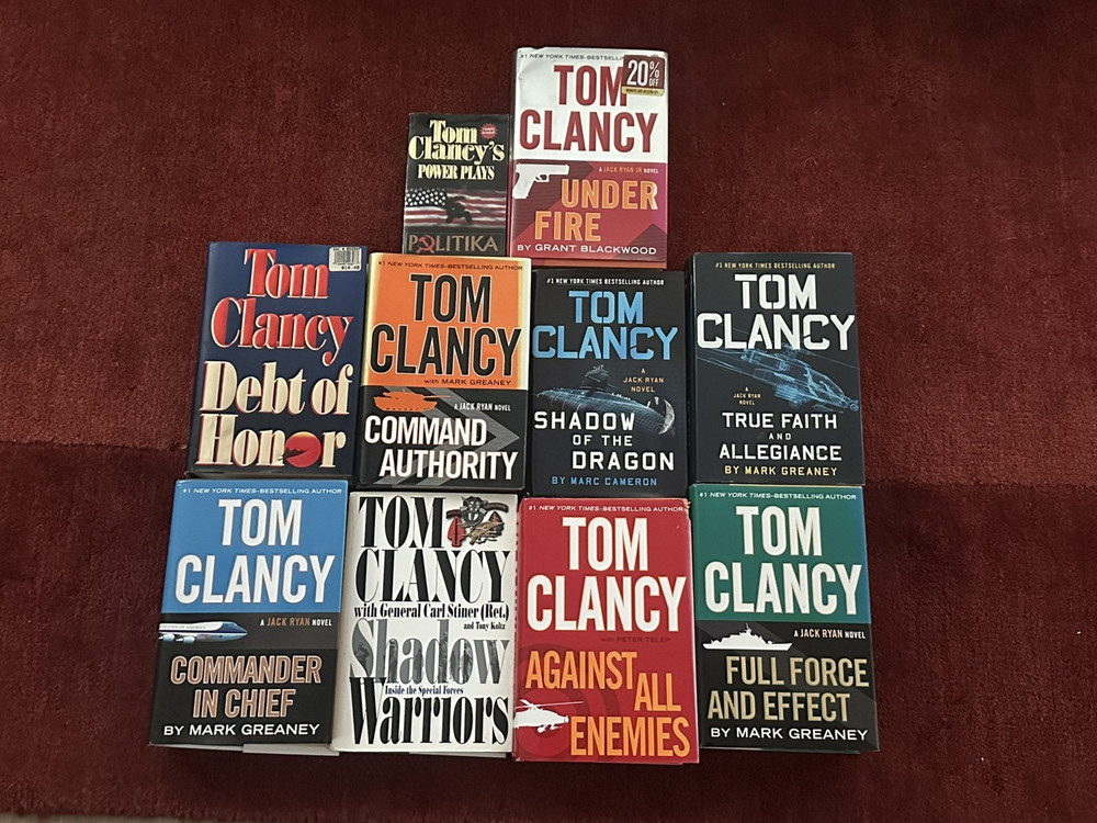 Tom Clancy Book Lot Mystery Thriller Mark Greaney