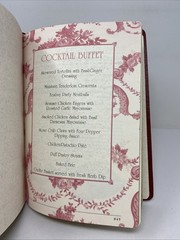 The Congressional Club Cook Book 1993 Red Faux Leather Cookbook