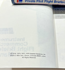 Piper INSTRUMENT COMMERCIAL Flight Briefers Manuals 1979 PB Illustrated JEPPESEN