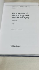 Encyclopedia of Gerontology and Population Aging Volume 8 U-Z English Hardcover