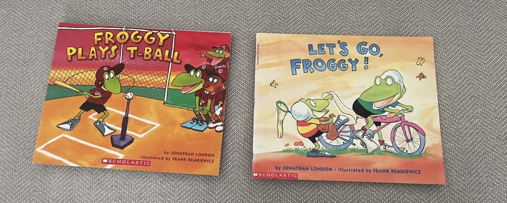 Lot 2 Froggy, Jonathan London Books, Scholastic paperbacks, Like New, PreOwned