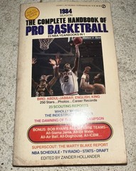 The Complete Handbook of Pro Basketball 1984 Edition by Hollander, Zander