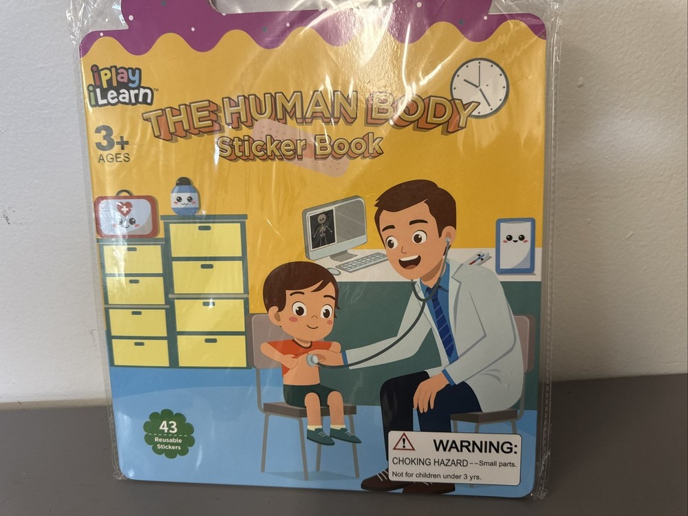 Human Body Sticker Book Paperback Book