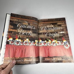 Gnomes Book Christmas Crafts Patterns Diagrams 50 Projects HC 1980 Fold Out