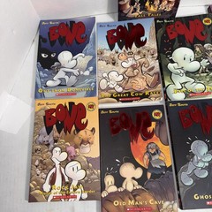 Jeff Smith Volumes 1-8 Bone Comic Series Graphix Scholastic Books Lot Graphic +1