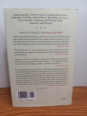 War Letters – Extrodinary Correspondence from American Wars – Andrew Carroll