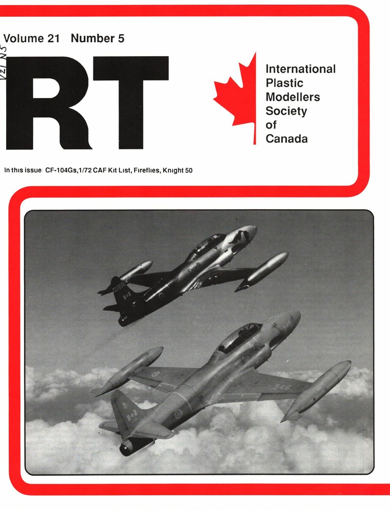 RT V21 N5 RCAF CF-104G STARFIGHTER 417 SQN 441 SQN_MAPLE LEAF ARMOR SHERMAN FIRE