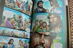 Action Bible,God’s Redemptive Story,Graphic Narrative,Sergio Cariello 1st Ed HC