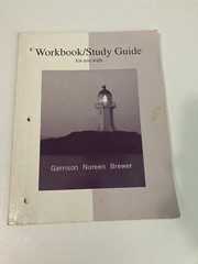 Workbook/Study Guide for Use with Managerial Accounting