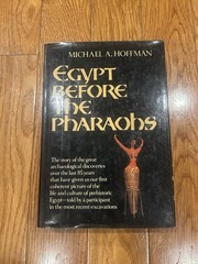 Egypt Before the Pharaohs Michael A Hoffman 1979 Hardcover DJ 1st Edition Pre