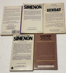 40 Georges Simenon Books Mostly Maigret with 8 in French / Paperback / 1 Dupe