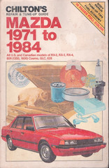 Chiltons Repair & Tune-up Guide Mazda 1971-1984 RX2 RX3 RX4 Cosmo GLC 626 MN2066