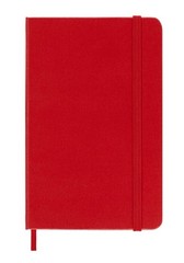 Moleskine Ruled Notebook, Hard Cover, 3.5″ x 5.5″ 192 Lined Pages Red