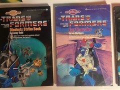1985-86 Transformers Find Your Fate Junior Books Lot Of 7 in Used Condition
