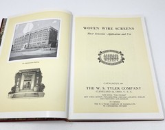 Vintage Woven Wire Screens W. S. Tyler Co Screening Equipment Catalog 1954