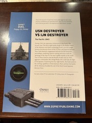 USN Destroyer vs IJN Destroyer : The Pacific 1943 by Mark Stille