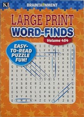 5 New Large Print Word-Finds Puzzle Books Kappa Games Vol #427-454~ Search,Hunt